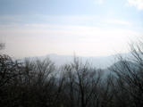 山頂からの視界は